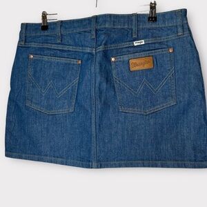 Wrangler Classic Blue Denim Skirt